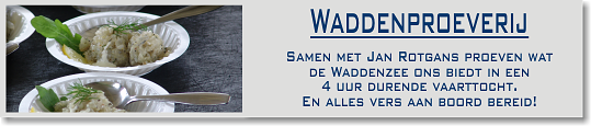 Proeverij op de Waddenzee